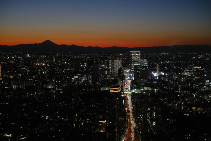 Tokyo at dusk, November 2024